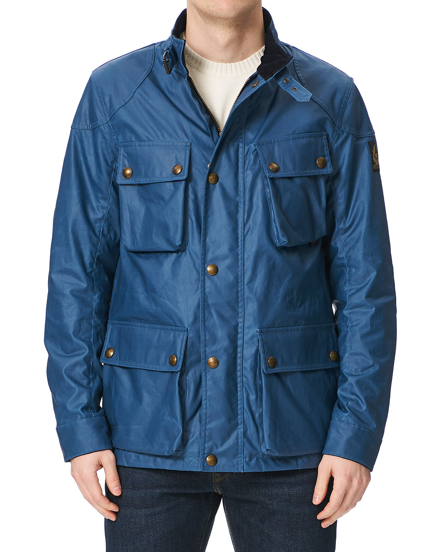 Heren | Jassen | Belstaff | Fieldmaster Waxed Jacket Airforce Blue