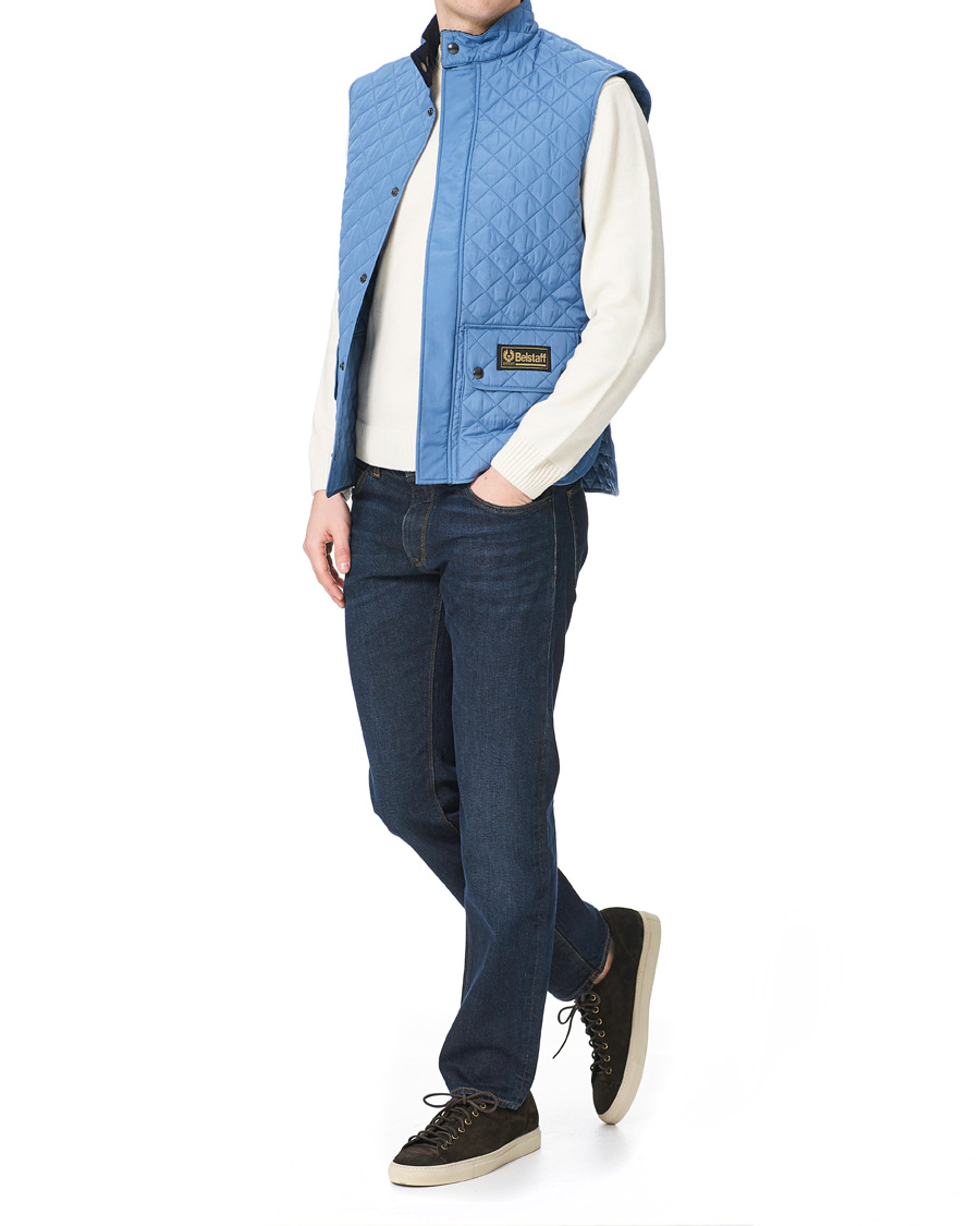 Heren | Jassen | Belstaff | Waistcoat Quilted Airforce Blue