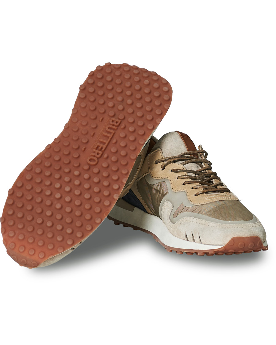 Heren | Buttero Futura Running Sneaker Beige Multi | Buttero | Futura Running Sneaker Beige Multi