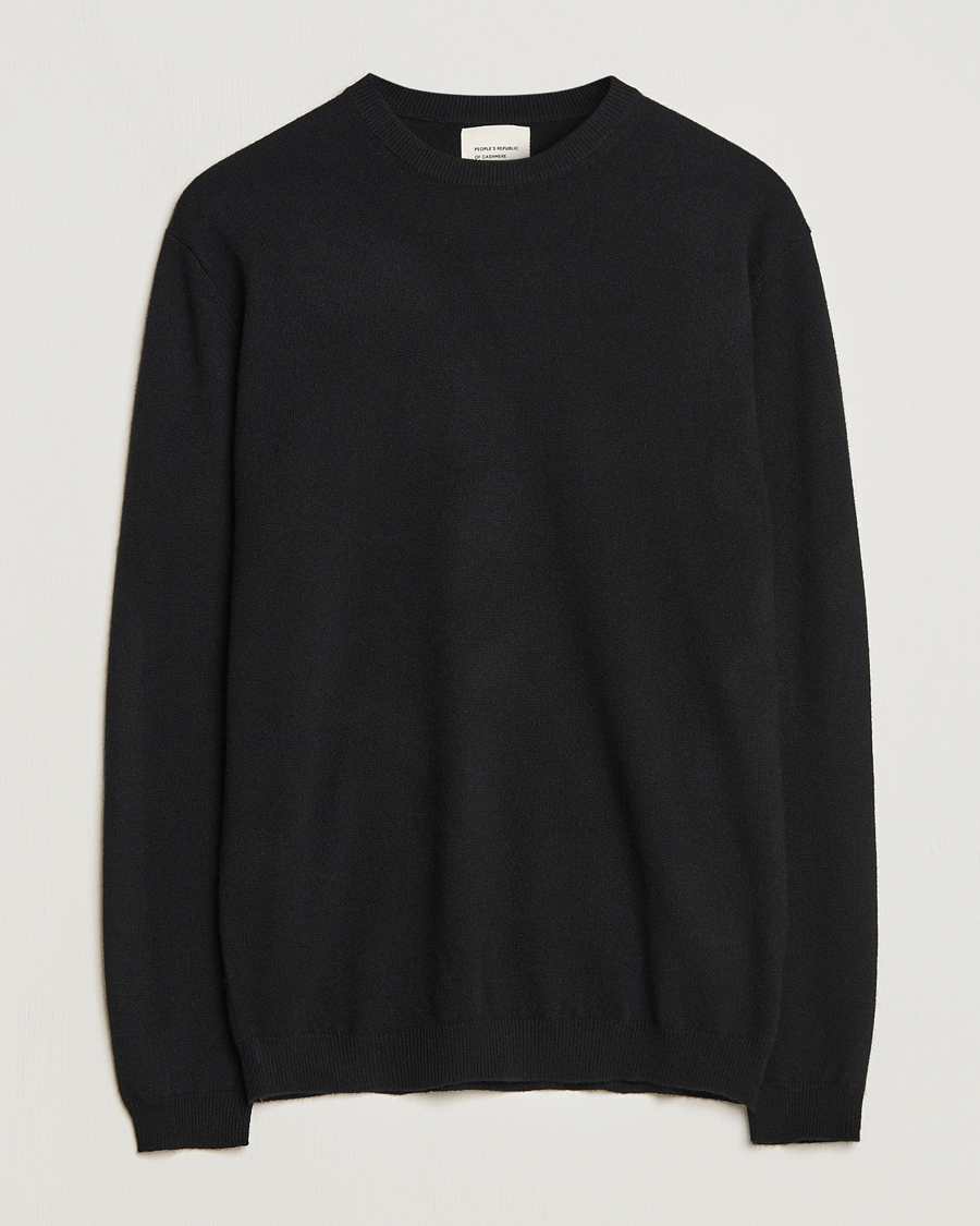 Heren | People's Republic of Cashmere | People's Republic of Cashmere | Cashmere Roundneck Black