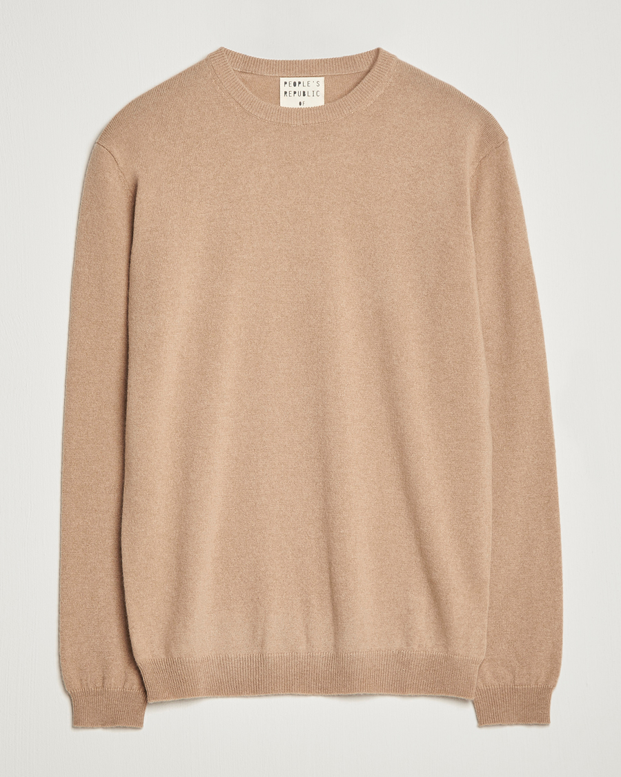 Heren | People's Republic of Cashmere | People's Republic of Cashmere | Cashmere Roundneck Camel