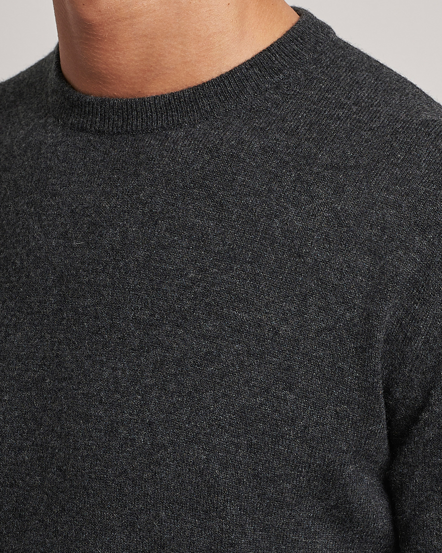 Heren | Truien | People's Republic of Cashmere | Cashmere Roundneck Dark Grey
