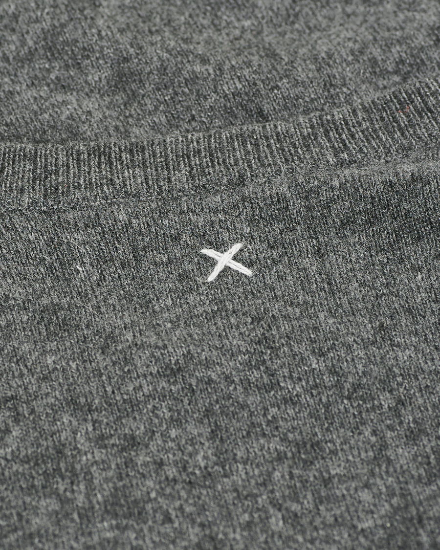 Heren | Truien | People's Republic of Cashmere | Cashmere Roundneck Heather Grey