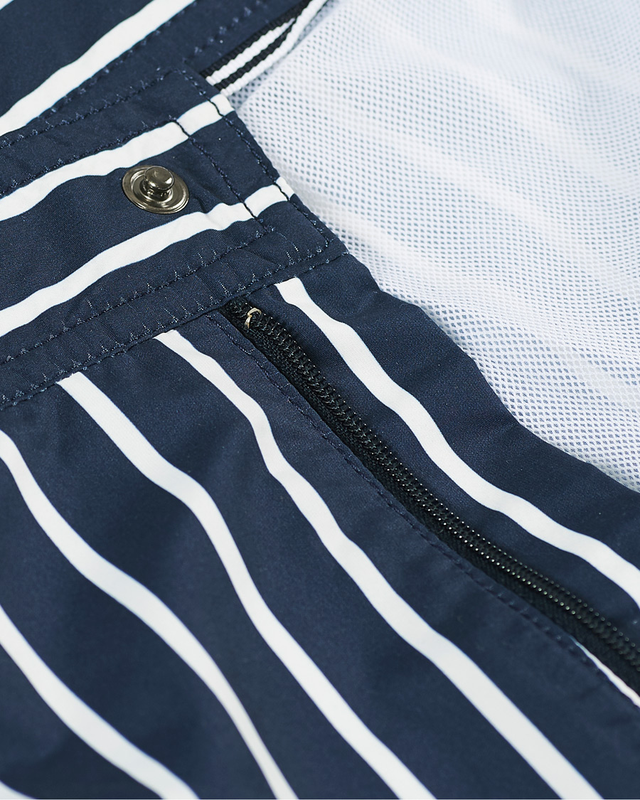 Heren | Zwembroek | Ralph Lauren Purple Label | Riviera Swim Trunks Navy/White