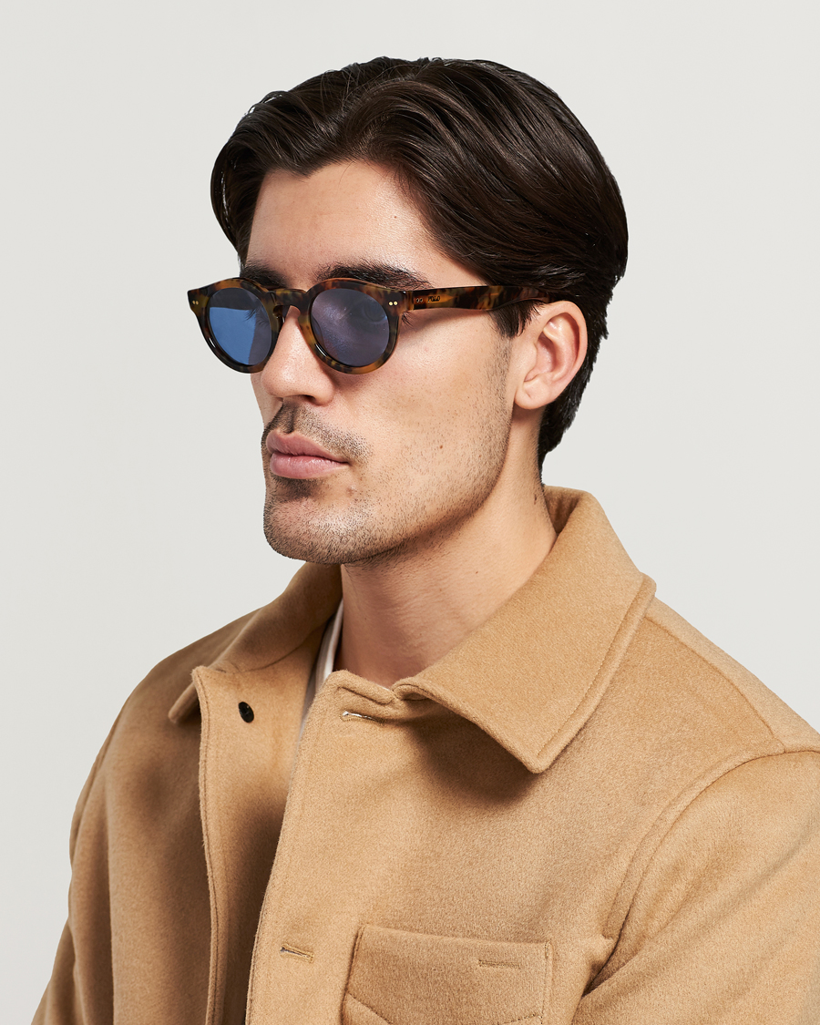 Heren | Ronde frame zonnebrillen | Polo Ralph Lauren | PH4165 Sunglasses Havana/Blue