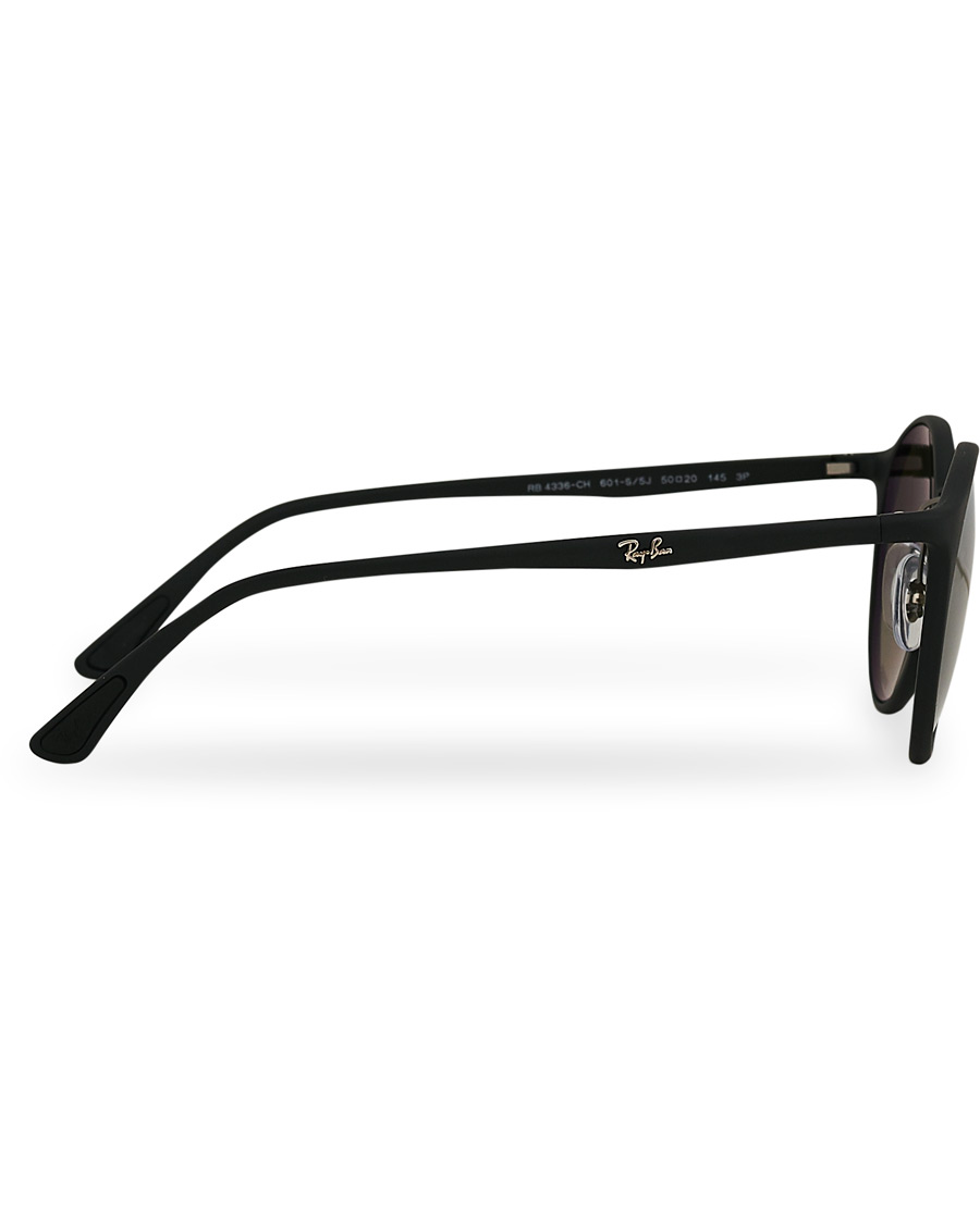 Heren | Ray-Ban RB4336CH Round Sunglasses Matte Black | Ray-Ban | RB4336CH Round Sunglasses Matte Black