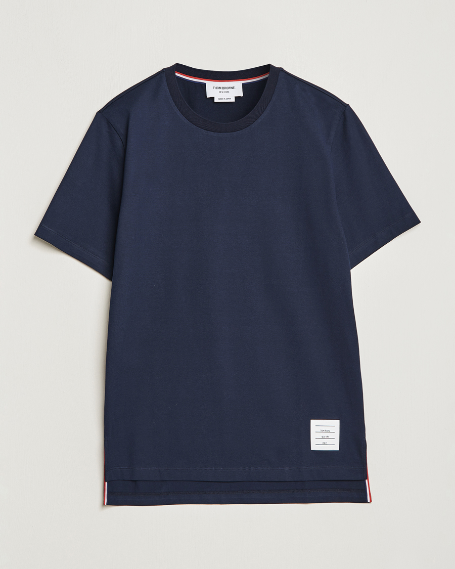 Heren | T-shirts | Thom Browne | Relaxed Fit T-Shirt Navy