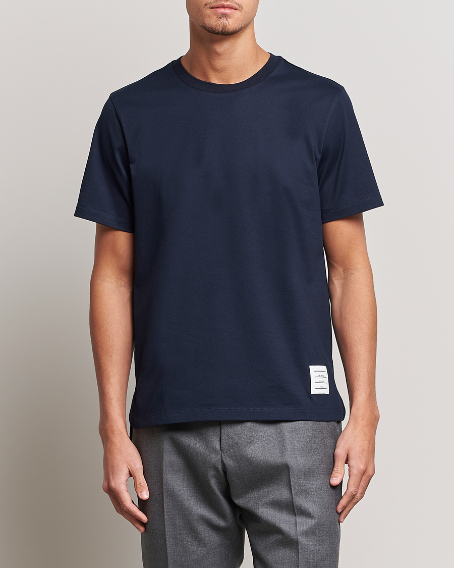 Heren | Thom Browne | Thom Browne | Relaxed Fit T-Shirt Navy