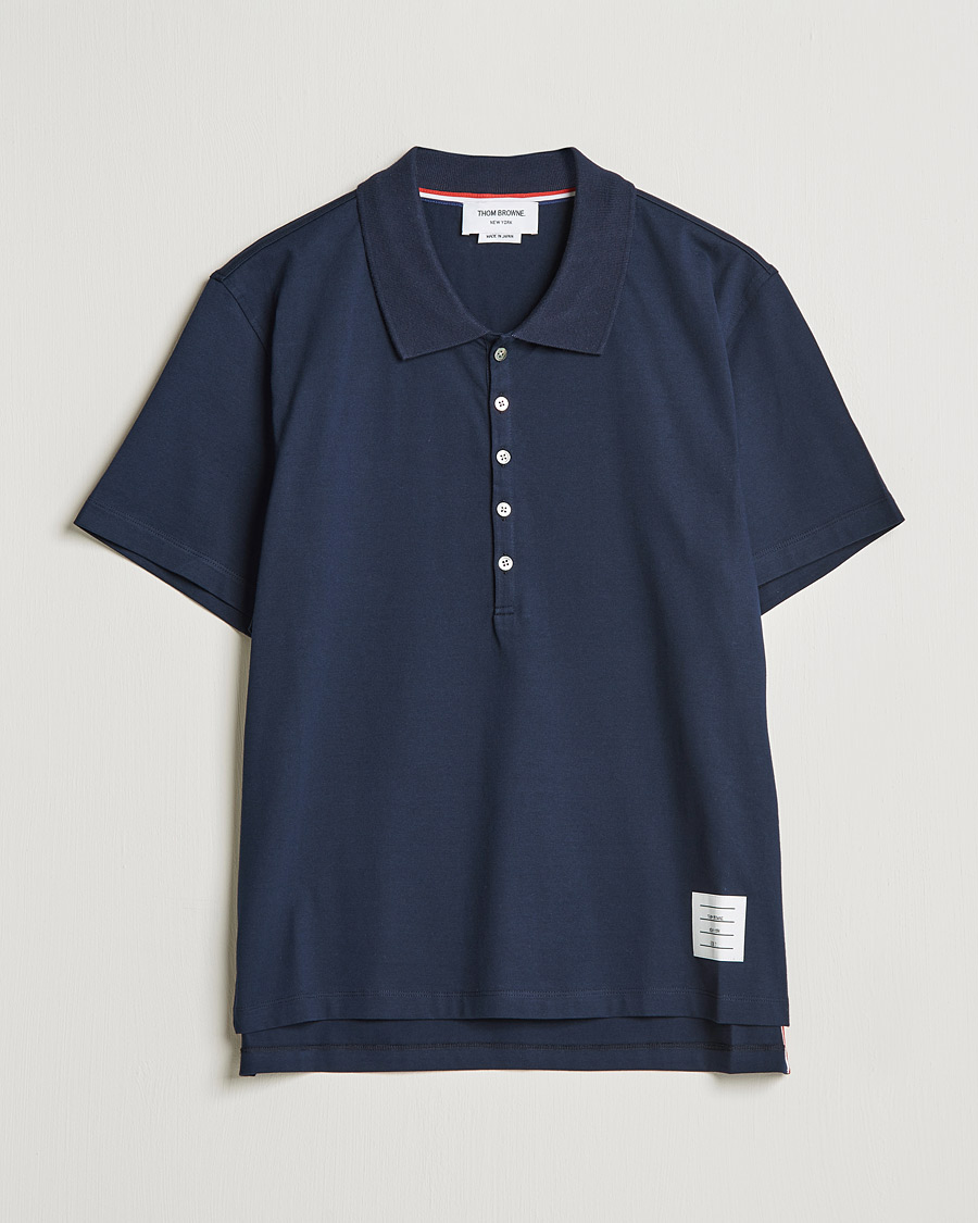 Heren | Polo's | Thom Browne | Relaxed Fit Polo Navy