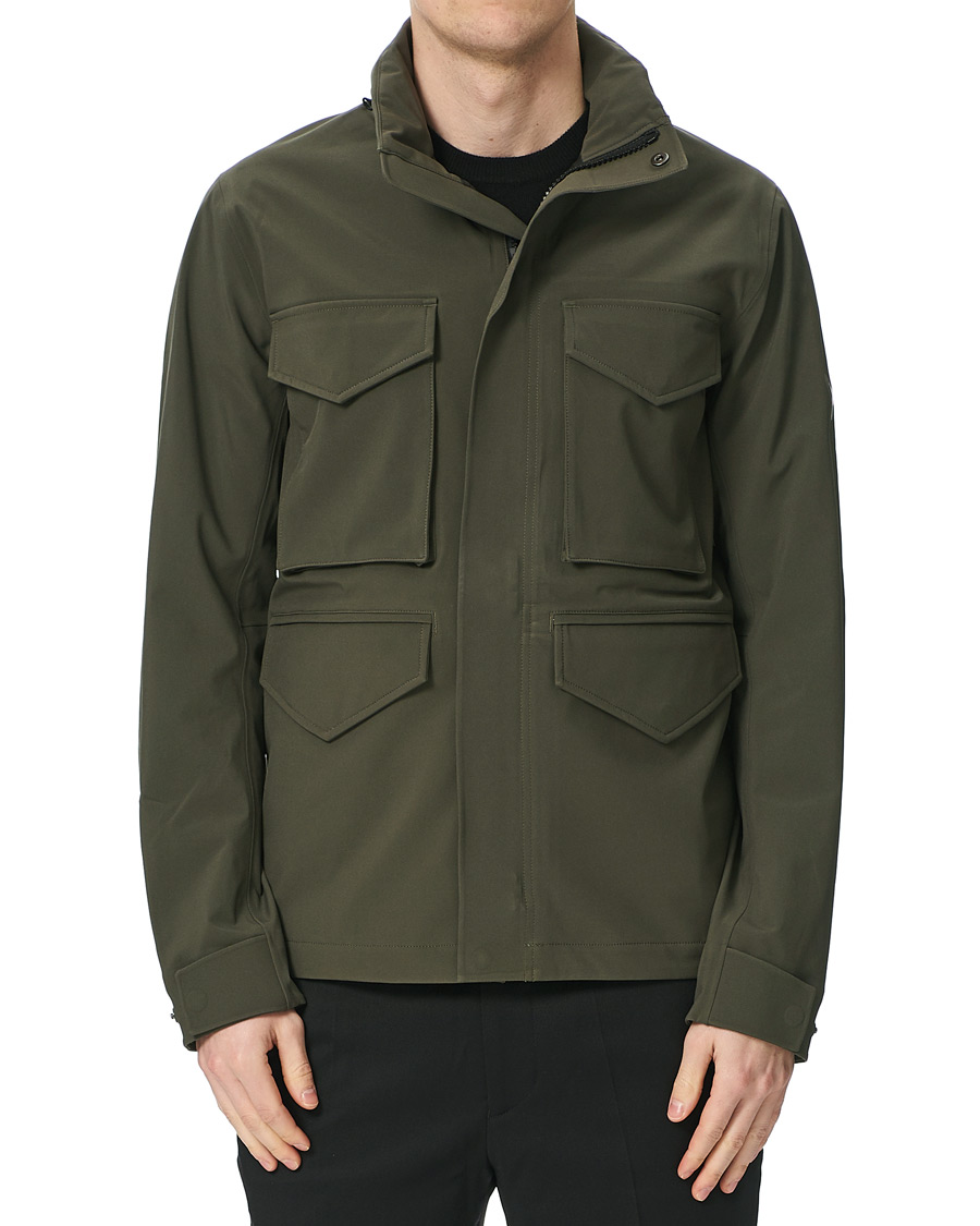 Heren | Jassen | Peak Performance | Softshell Field Jacket Black Olive