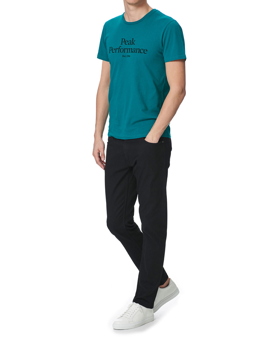Heren | T-shirts | Peak Performance | Original Logo Crew Neck Tee Ceres Green
