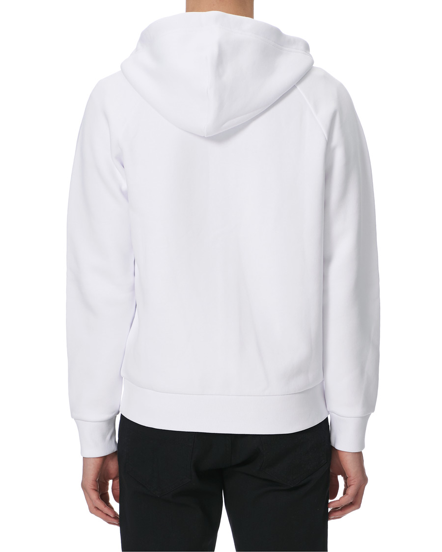 Heren | Truien | Peak Performance | Original Logo Full Zip Hoodie White