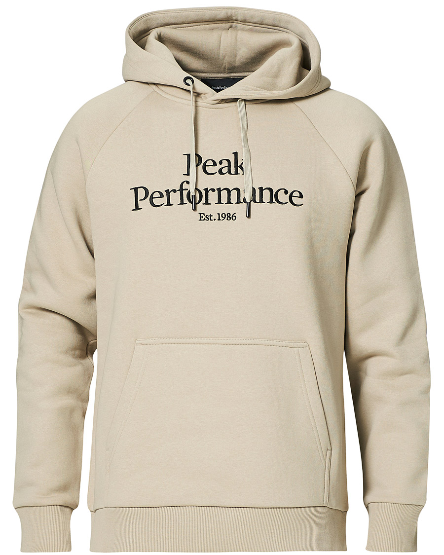 Heren | Truien | Peak Performance | Original Logo Hoodie Celsian Beige