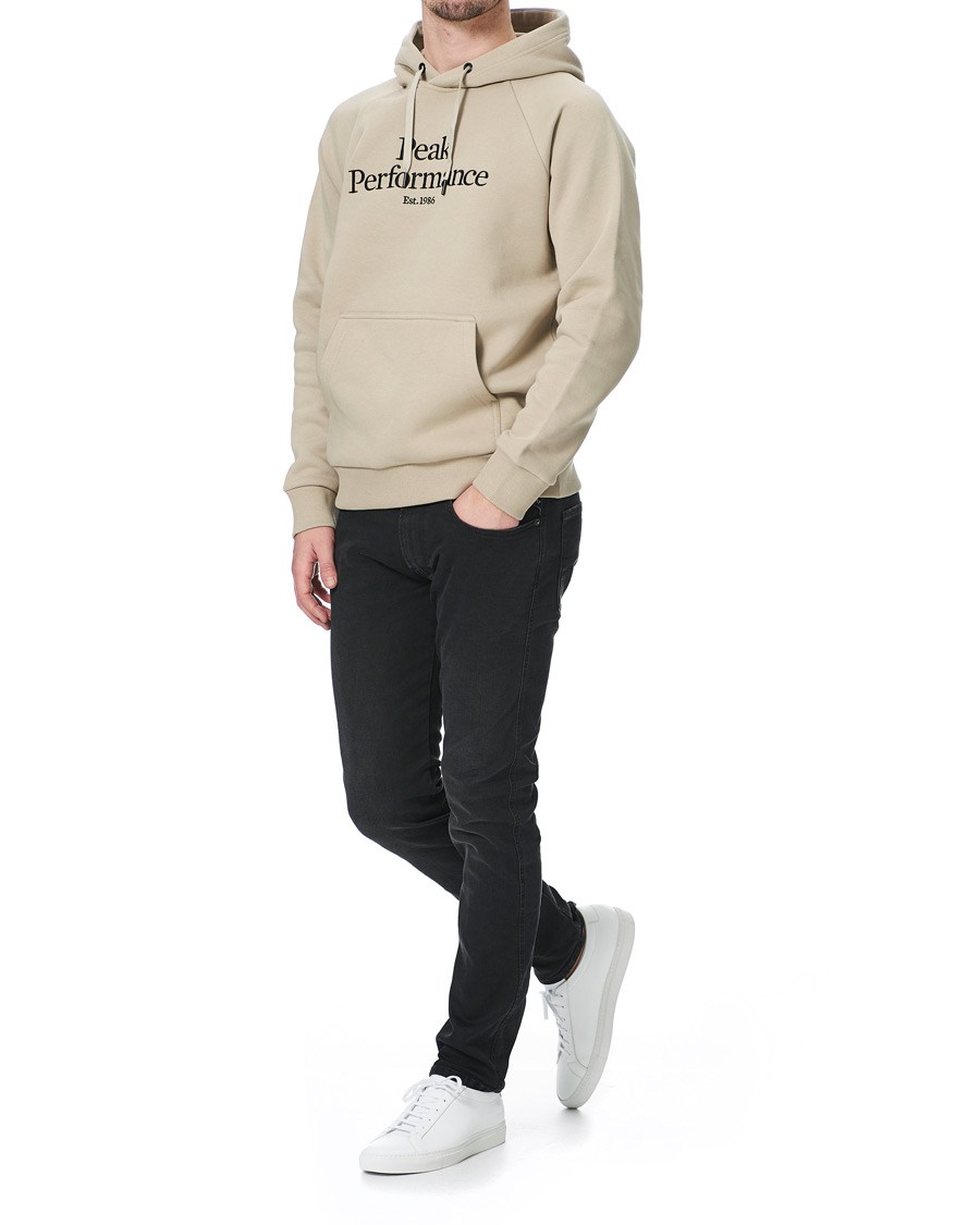 Heren | Truien | Peak Performance | Original Logo Hoodie Celsian Beige