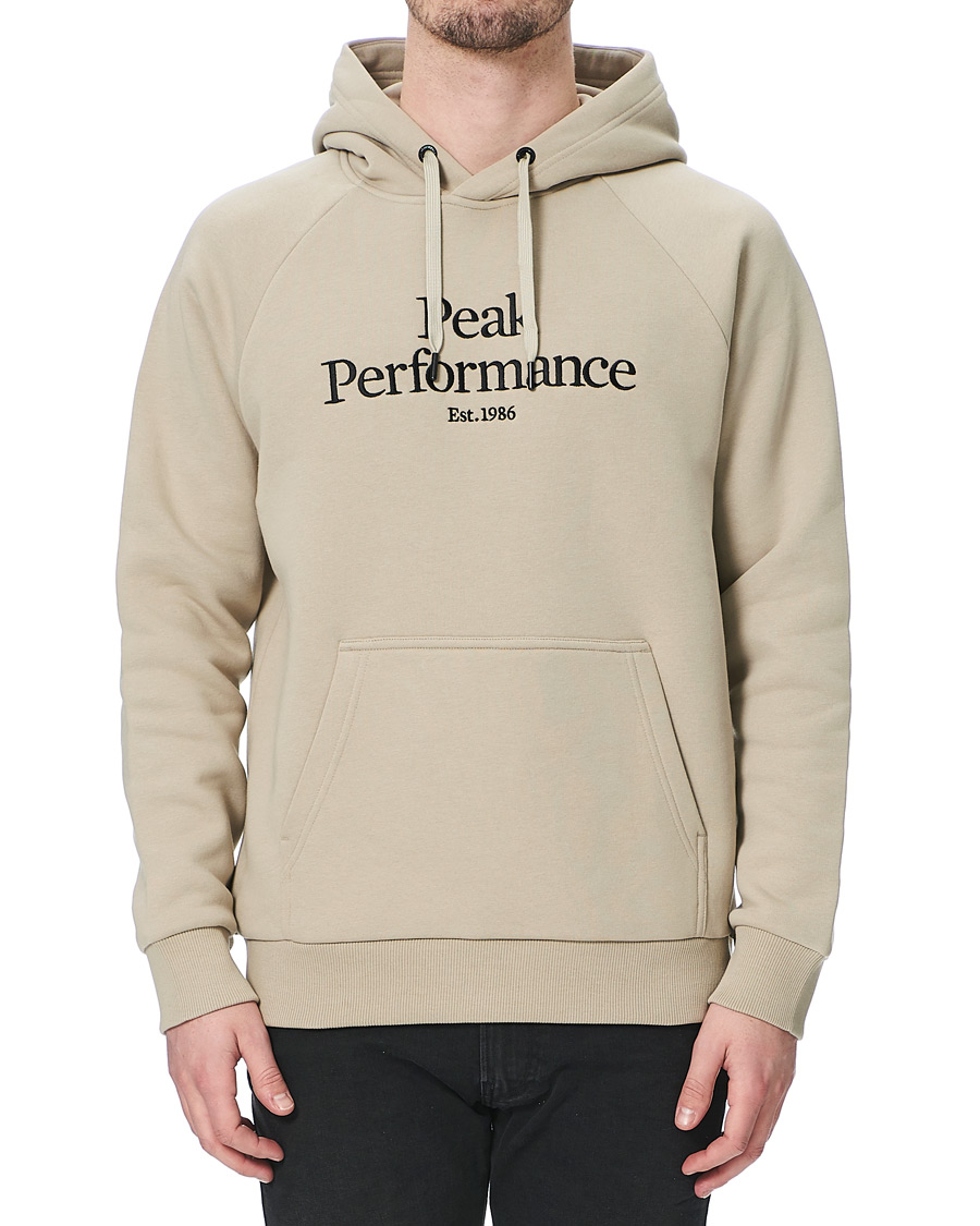 Heren | Truien | Peak Performance | Original Logo Hoodie Celsian Beige
