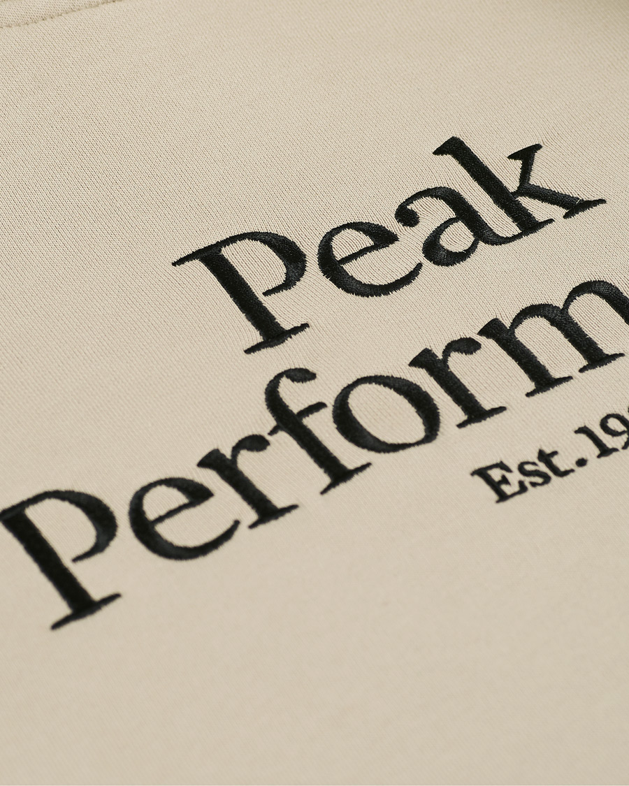 Heren | Truien | Peak Performance | Original Logo Hoodie Celsian Beige