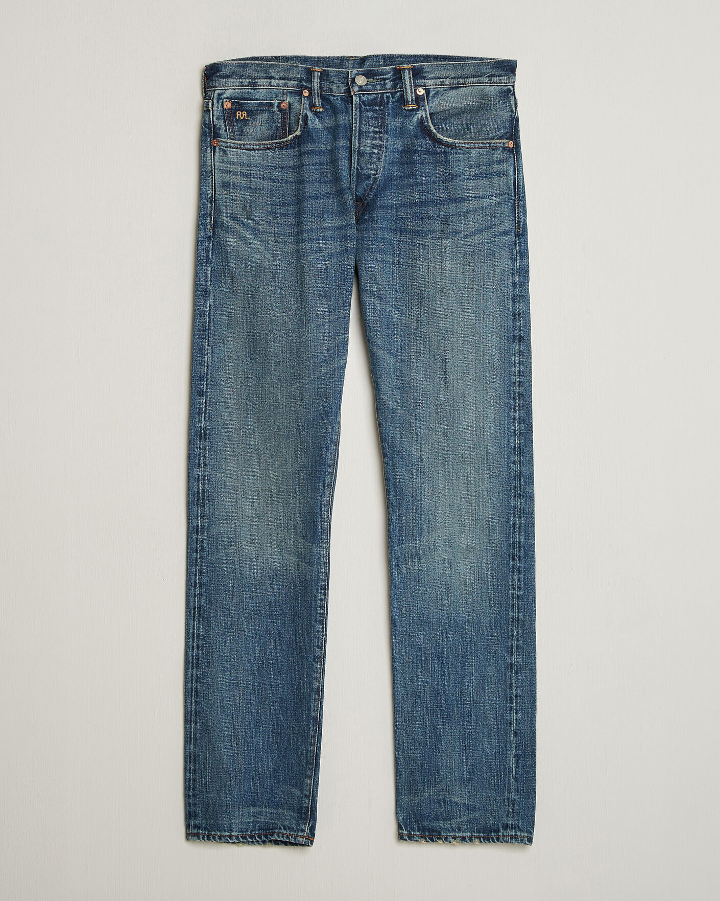 Heren | Jeans | RRL | Slim Fit Selvedge Denim Hillsview Wash