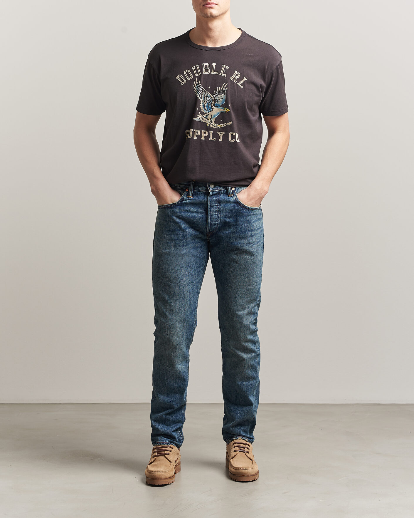 Heren | Jeans | RRL | Slim Fit Selvedge Denim Hillsview Wash