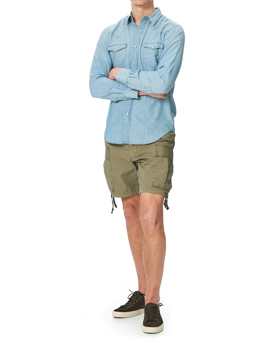 Heren | Korte broek | RRL | Regiment Cargo Shorts Shelter Green