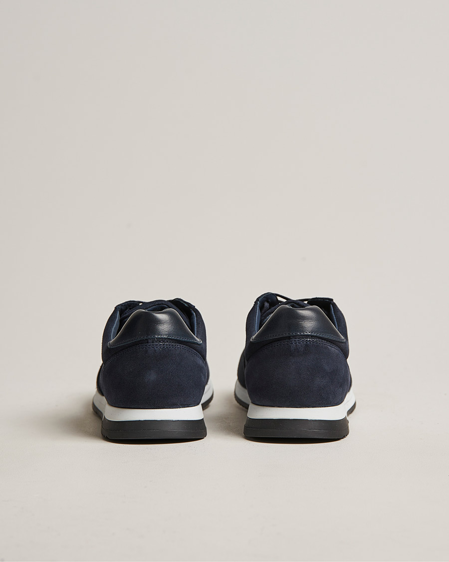 Heren | Sneakers | Loake Shoemakers | Bannister Running Sneaker Navy Suede