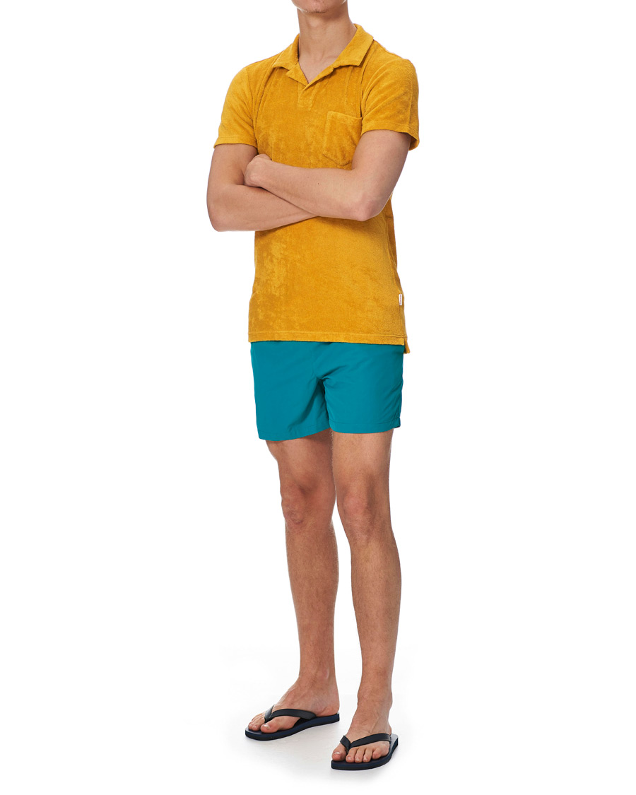Heren | Zwembroek | Ripa Ripa | Plain Swim Shorts Aqua Blue
