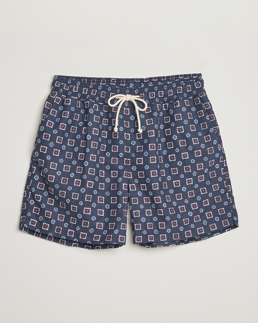 Heren | Zwembroek | Ripa Ripa | Scirocco Printed Swimshorts Blue