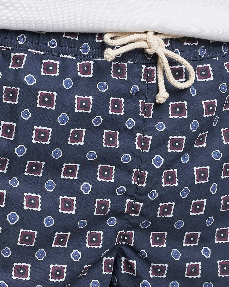 Heren | Zwembroek | Ripa Ripa | Scirocco Printed Swimshorts Blue