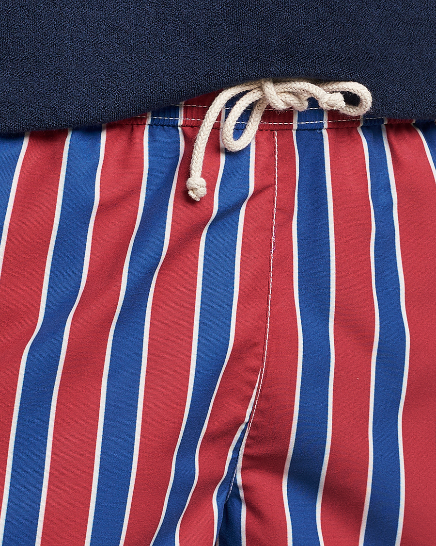 Heren | Zwembroek | Ripa Ripa | Monterosso Striped Swimshorts Red/Blue