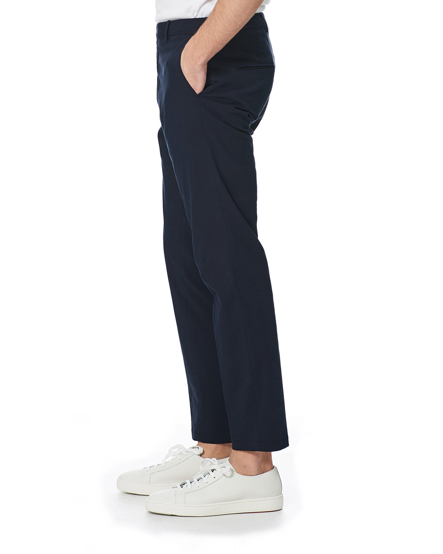 Heren | Broeken | Oscar Jacobson | Denz Cotton Trousers Navy