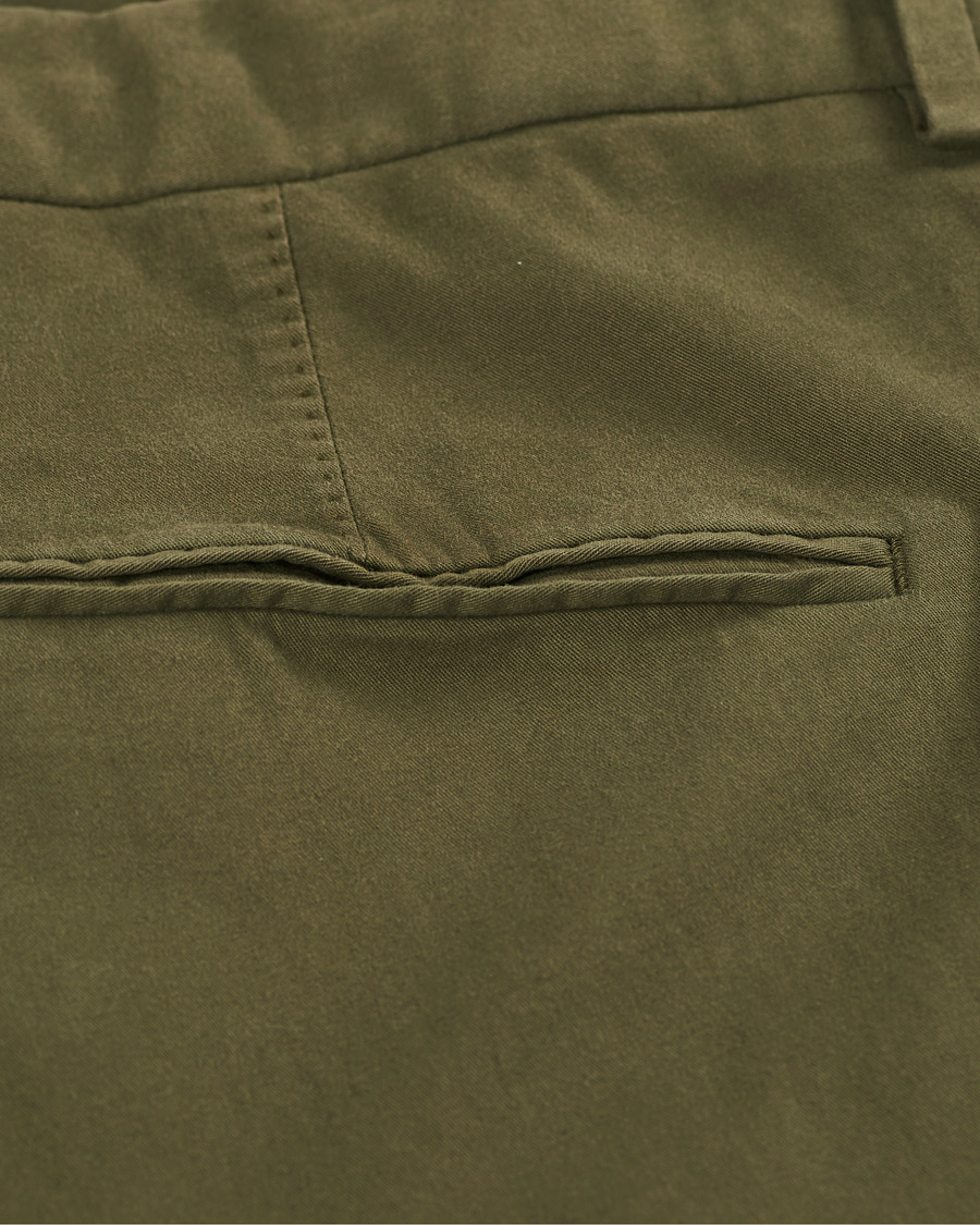 Heren | Broeken | Oscar Jacobson | Denz Cotton Trousers Olive