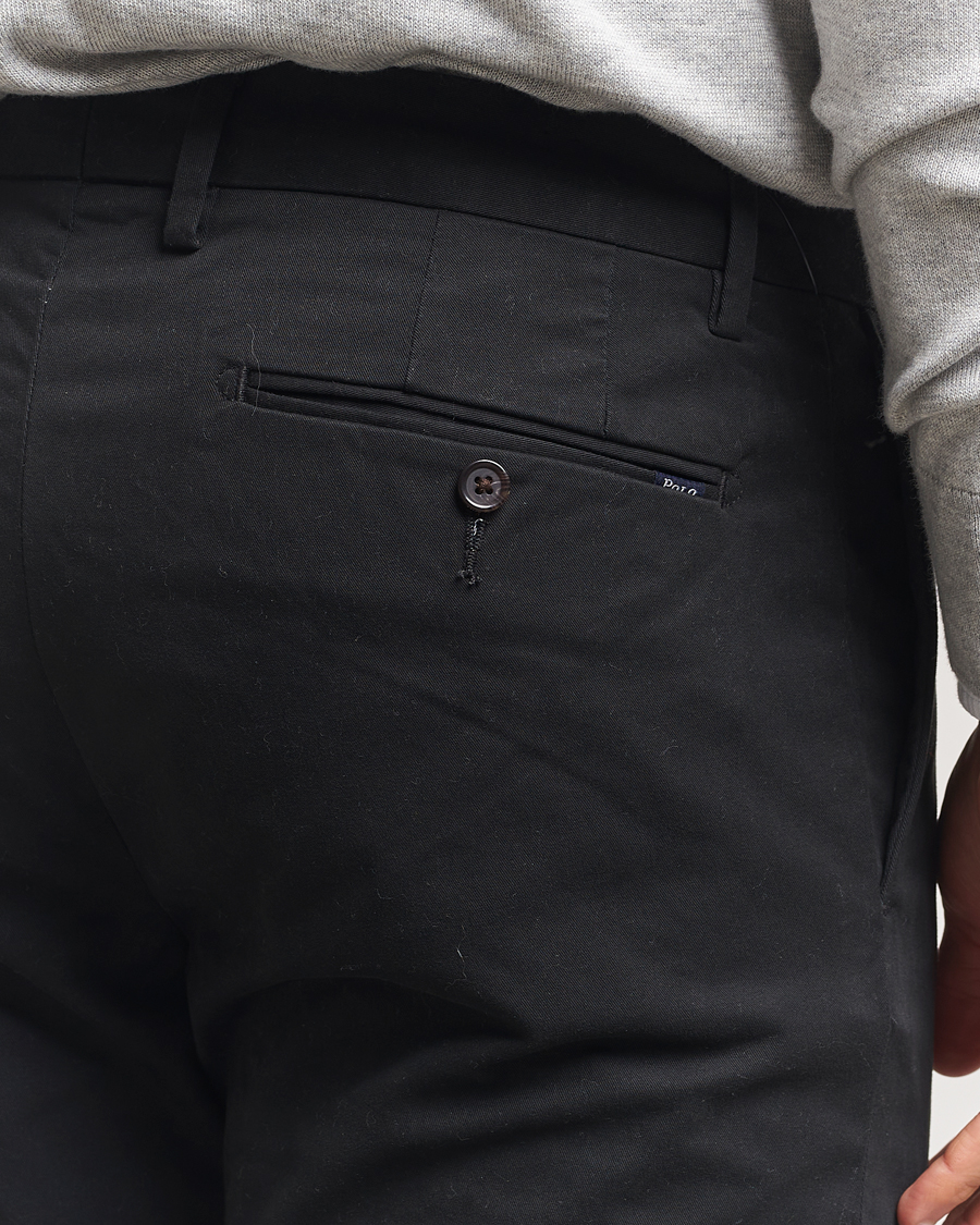 Heren | Broeken | Polo Ralph Lauren | Slim Fit Stretch Chinos Black