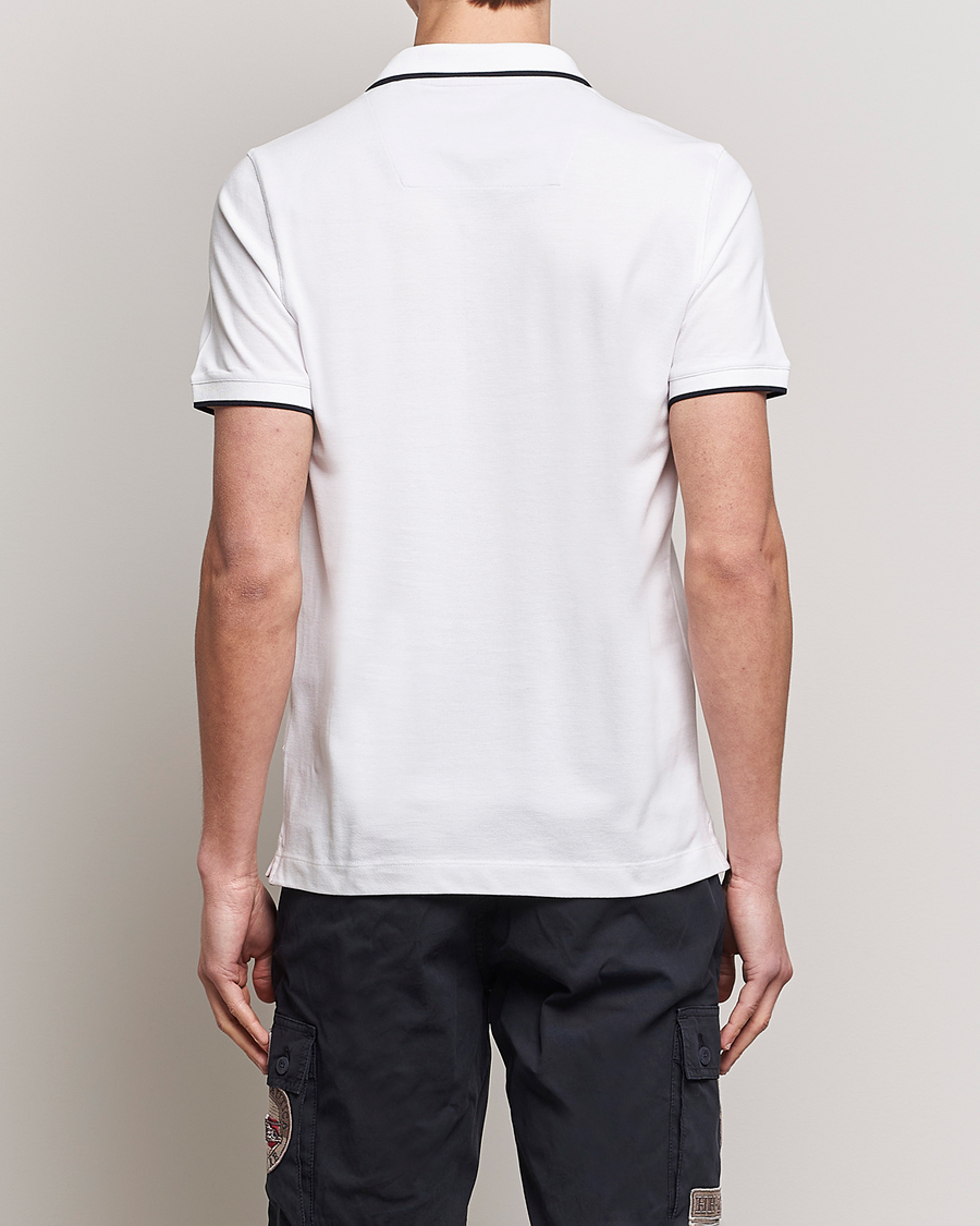 Heren | Polo's | Aeronautica Militare | Garment Dyed Cotton Polo Off White