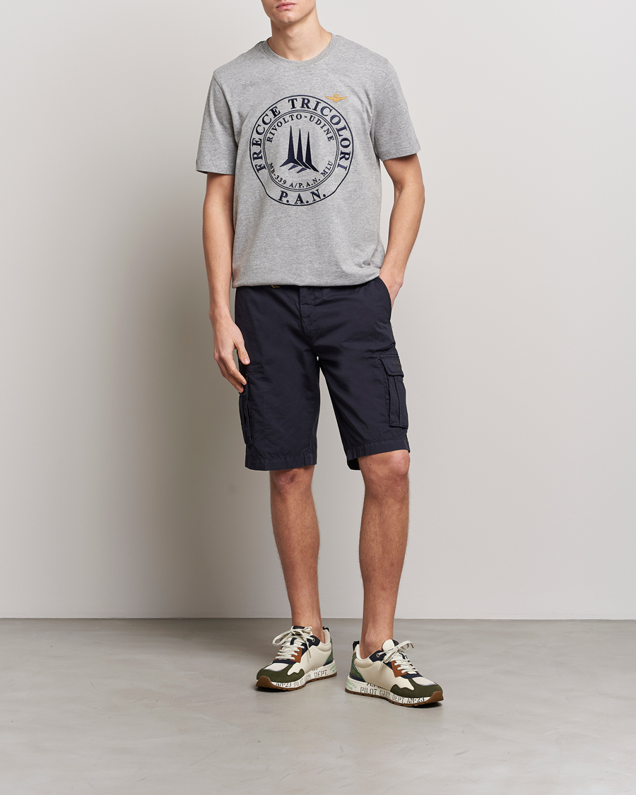 Heren | Korte broek | Aeronautica Militare | BE066 Cargo Shorts Navy