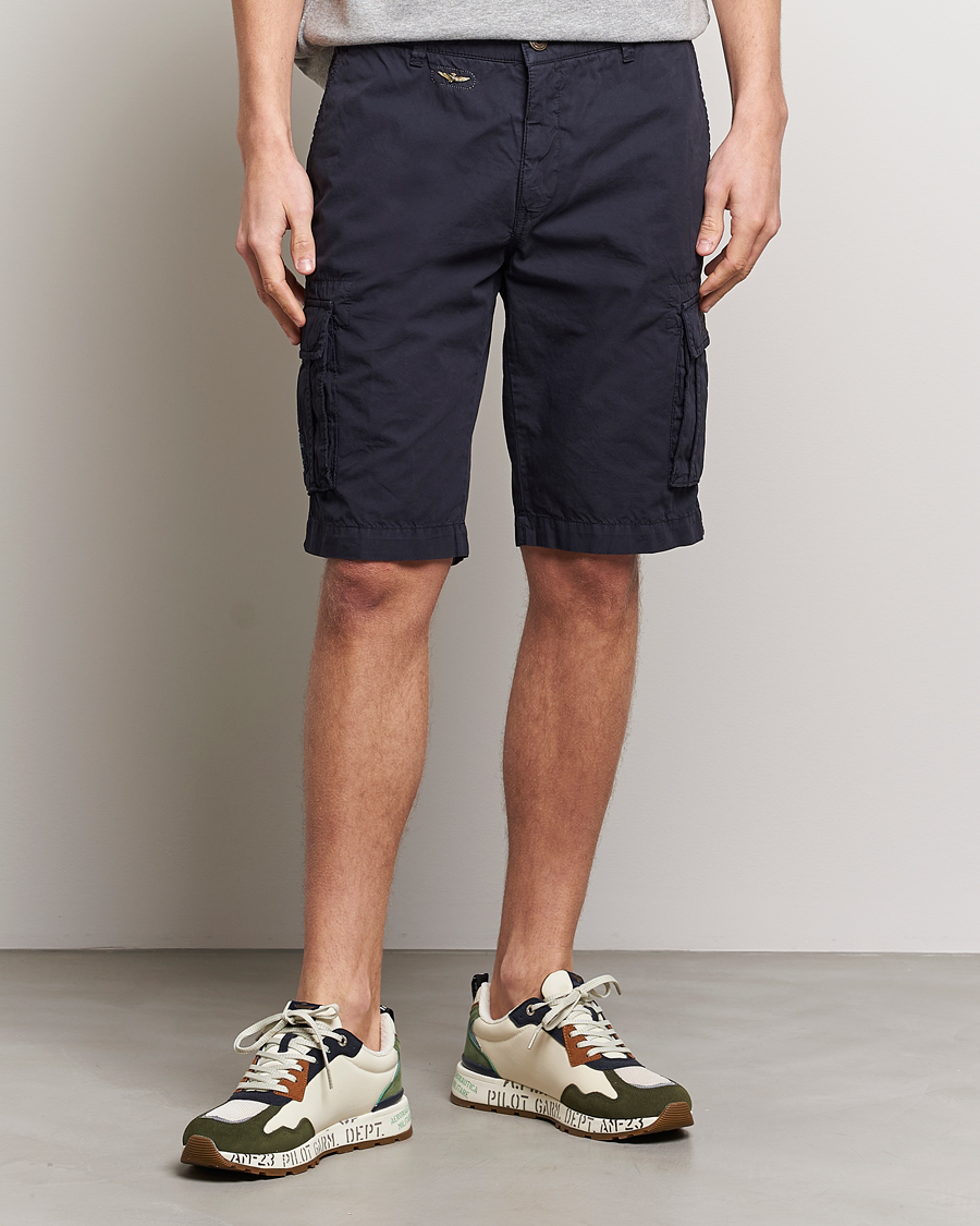 Heren | Kleding | Aeronautica Militare | BE066 Cargo Shorts Navy