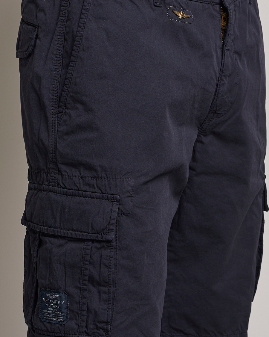 Heren | Korte broek | Aeronautica Militare | BE066 Cargo Shorts Navy