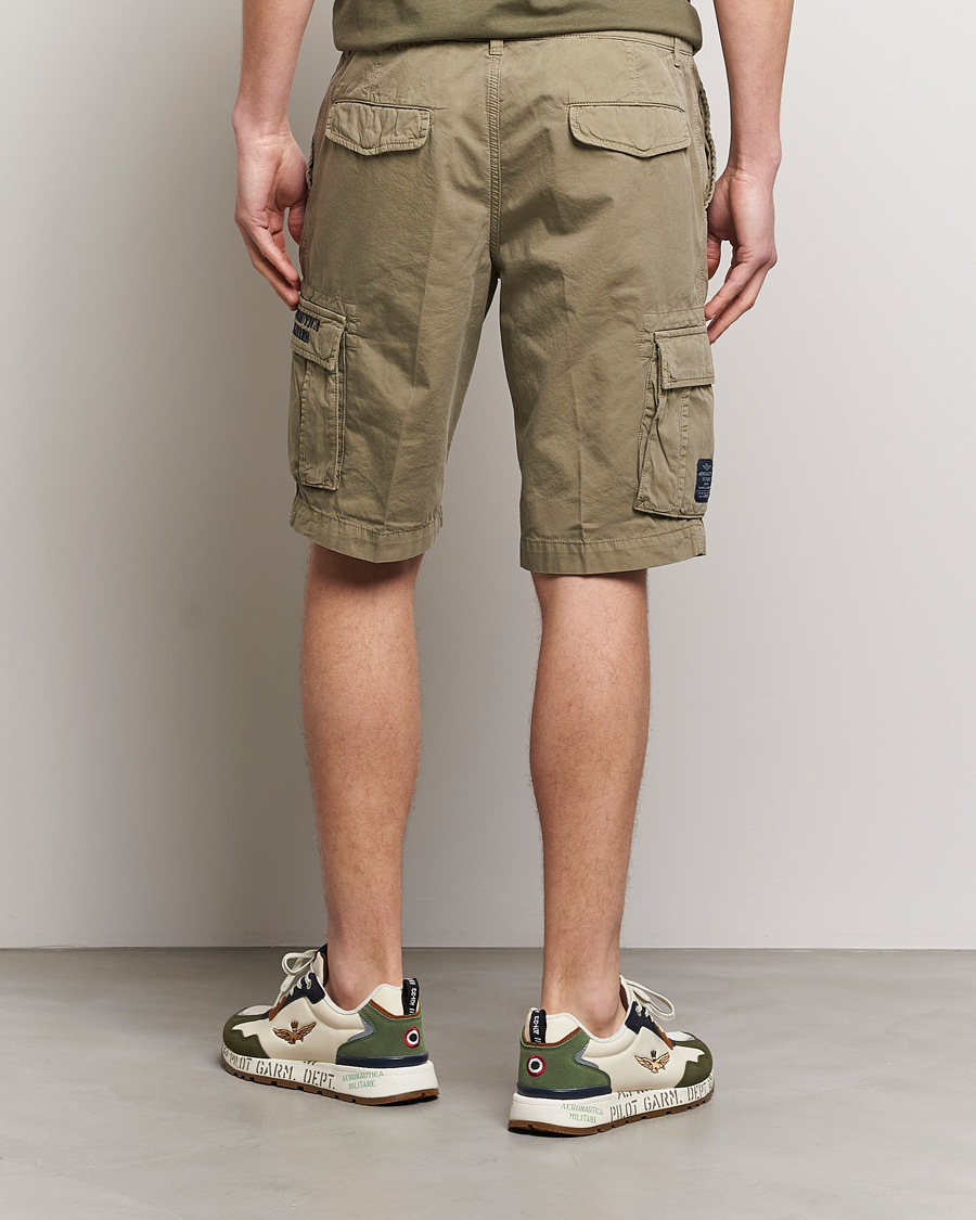 Heren | Korte broek | Aeronautica Militare | BE066 Cargo Shorts Green
