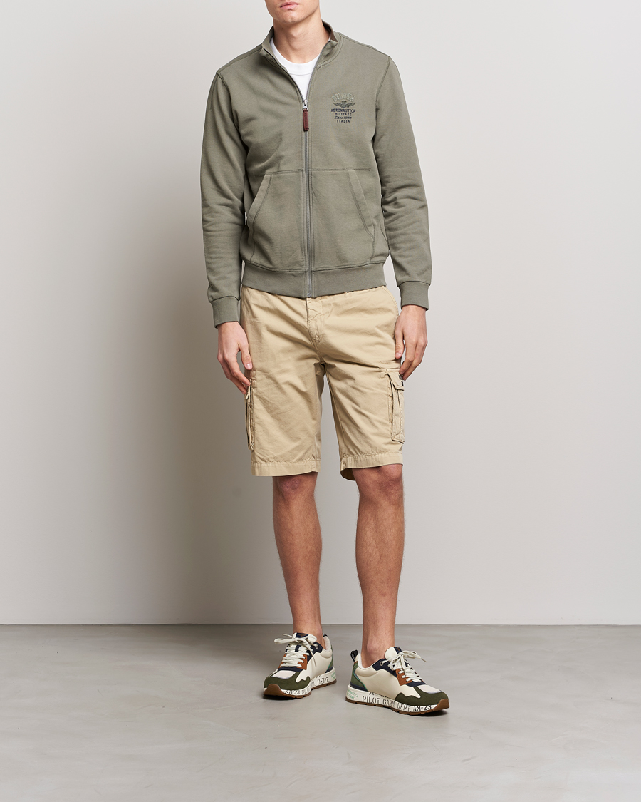 Heren | Korte broek | Aeronautica Militare | BE066 Cargo Shorts Sand