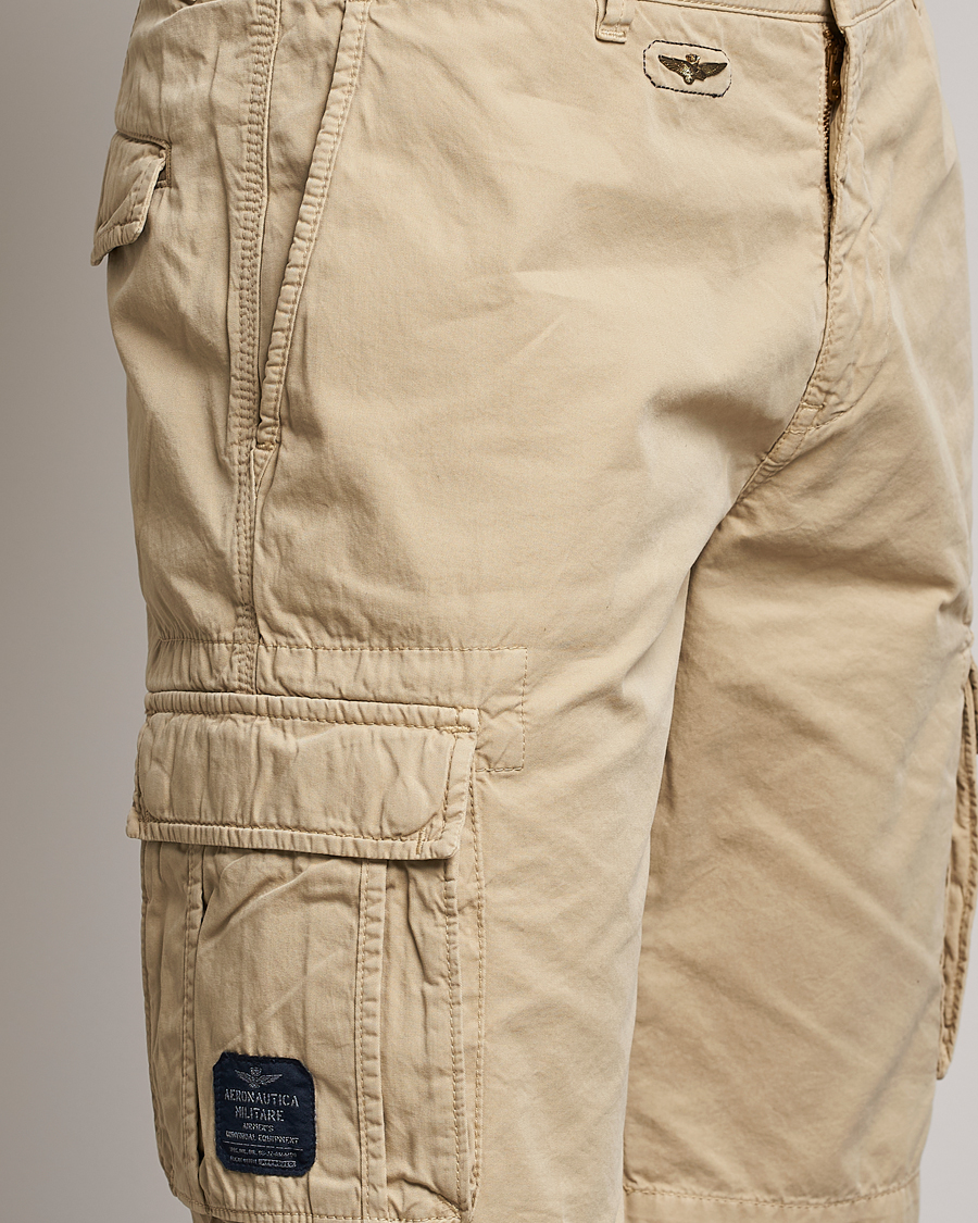 Heren | Korte broek | Aeronautica Militare | BE066 Cargo Shorts Sand