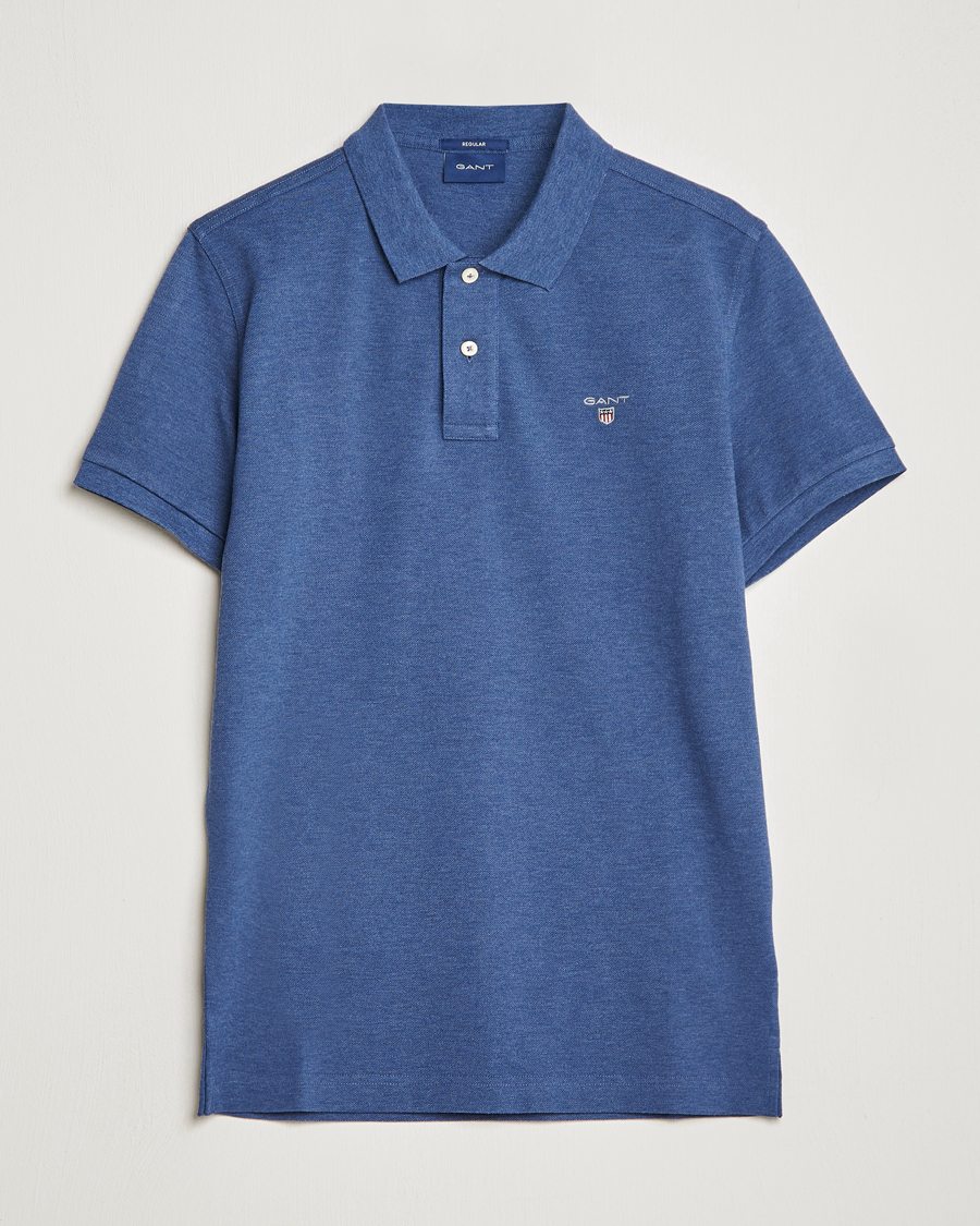 Heren | Polo's | GANT | The Original Polo Marine Melange