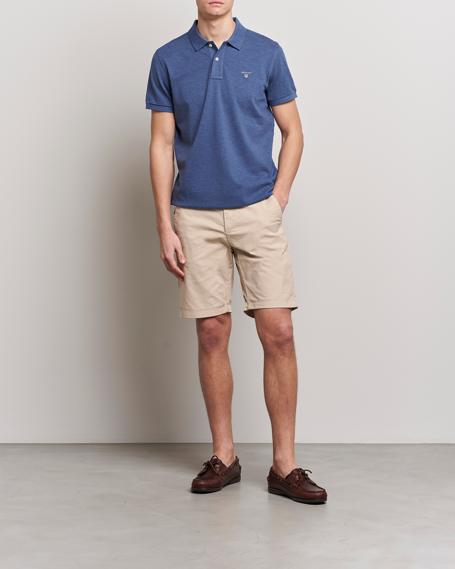 Heren | Polo's | GANT | The Original Polo Marine Melange