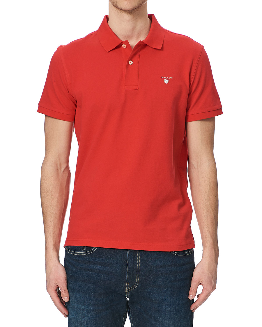 Heren | Polo's | GANT | The Original Polo Bright Red
