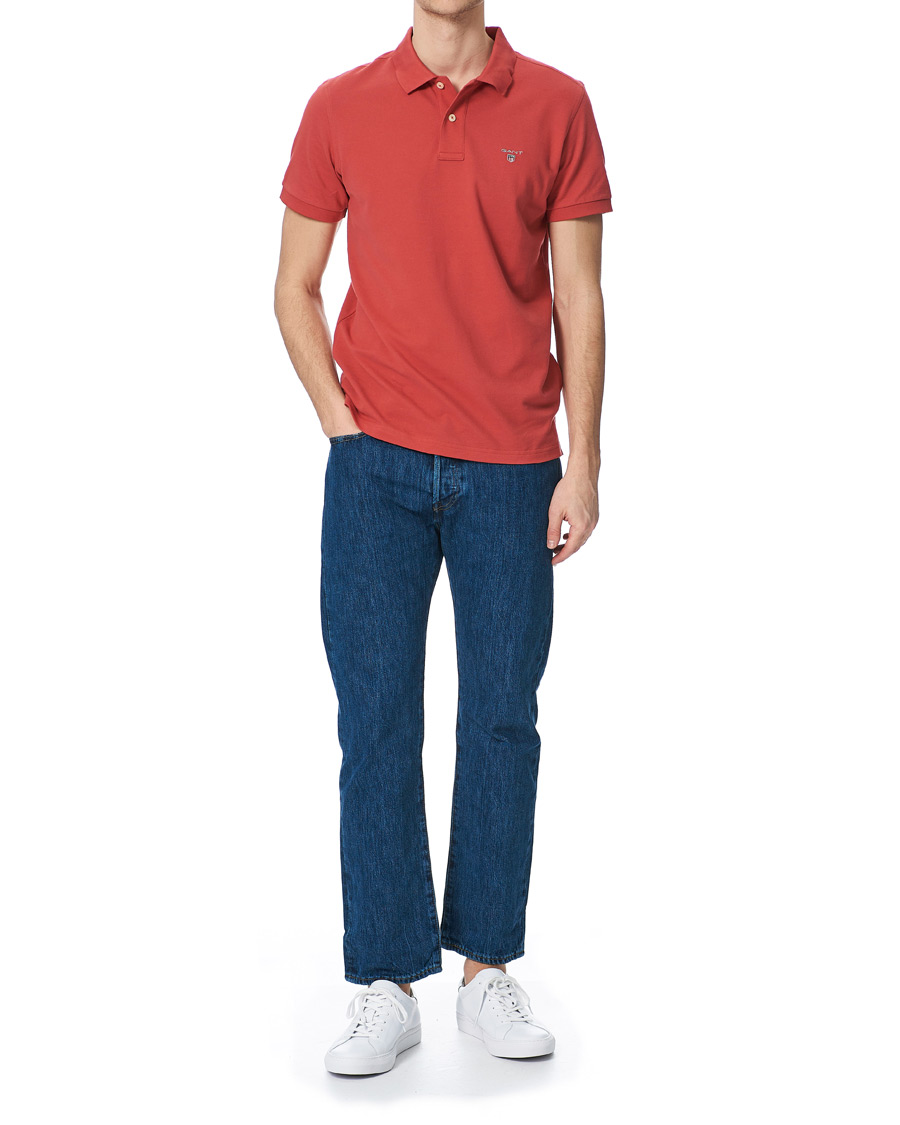 Heren | Polo's | GANT | The Original Polo Cardinal Red