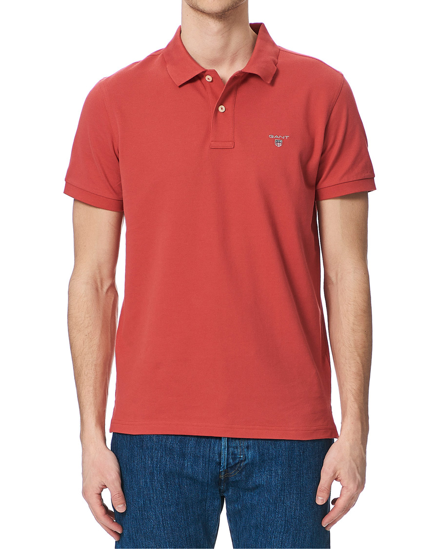 Heren | Polo's | GANT | The Original Polo Cardinal Red