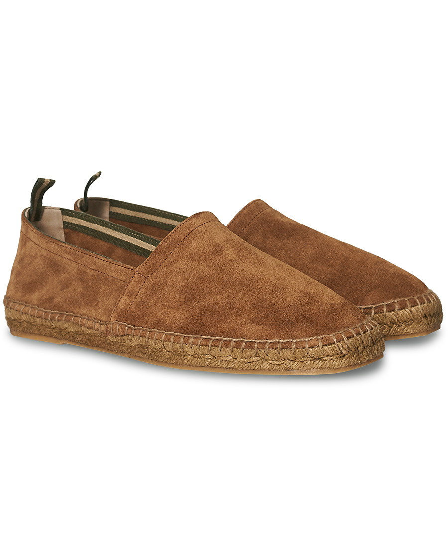Heren | Castañer Pablo Casual Suede Espadrilles Cuero | Castañer | Pablo Casual Suede Espadrilles Cuero