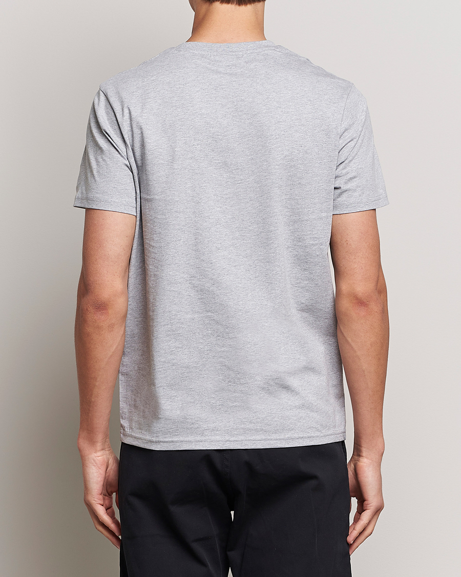 Heren | T-shirts | Lyle & Scott | Crew Neck Organic Cotton T-Shirt Light Grey Marl