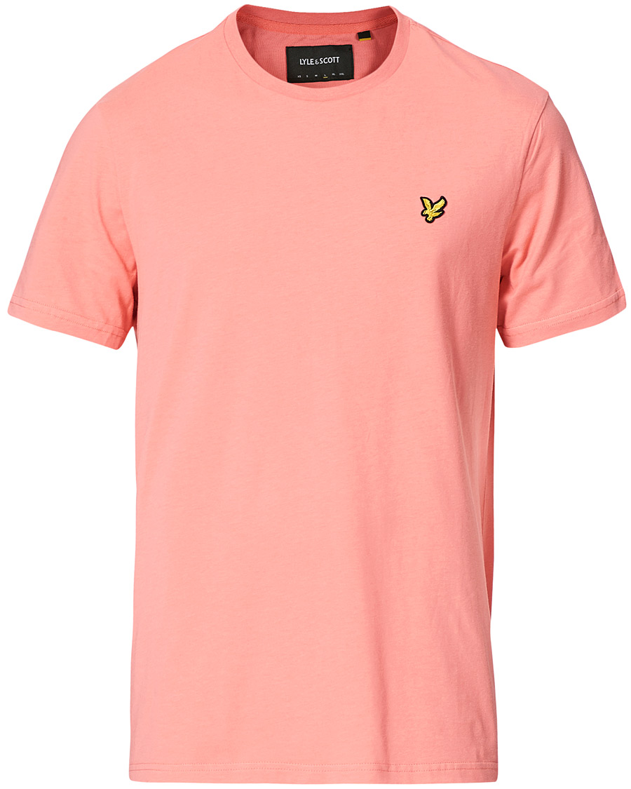 Heren | T-shirts | Lyle & Scott | Crew Neck Tee Punch Pink