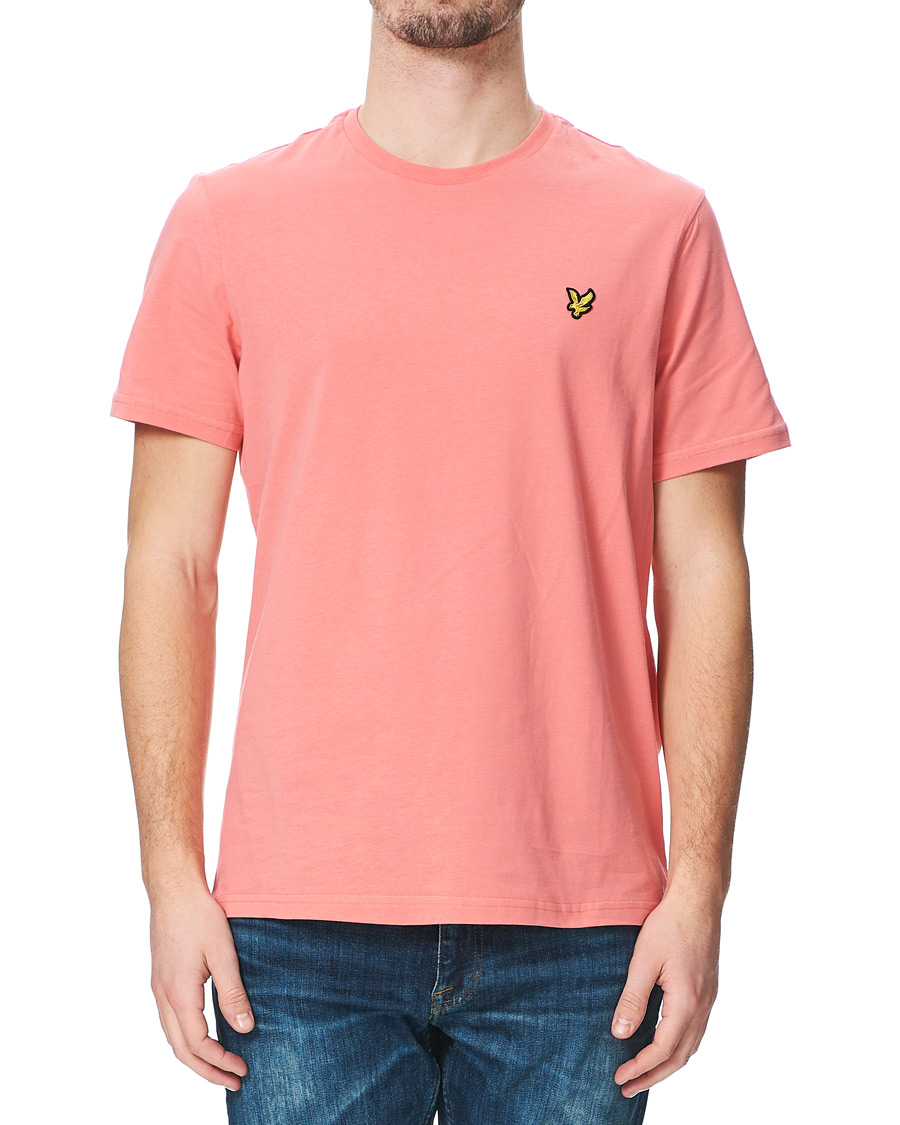 Heren | T-shirts | Lyle & Scott | Crew Neck Tee Punch Pink