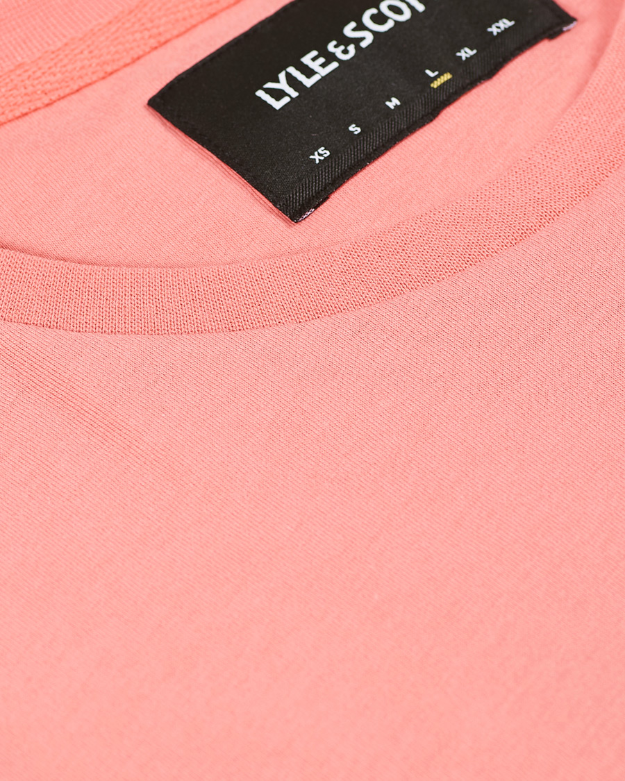Heren | T-shirts | Lyle & Scott | Crew Neck Tee Punch Pink