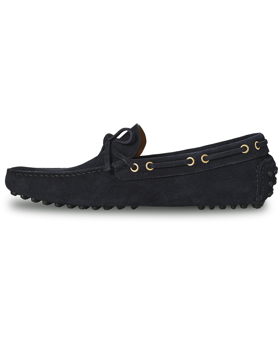 Heren | Car Shoe Driver Moccasin Navy Suede | Car Shoe | Driver Moccasin Navy Suede