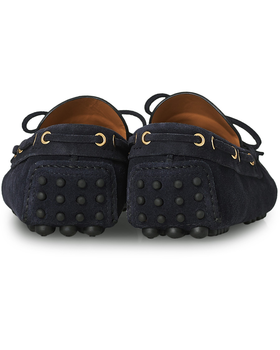Heren | Car Shoe Driver Moccasin Navy Suede | Car Shoe | Driver Moccasin Navy Suede